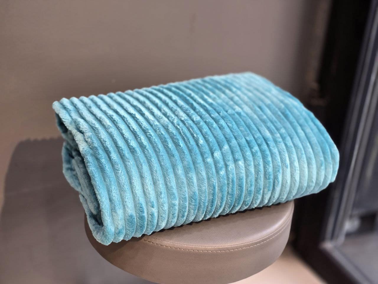 پتو کاترین یکنفره فیروزه ای