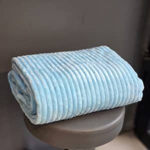 پتو کاترین یکنفره آبی پاستیلی