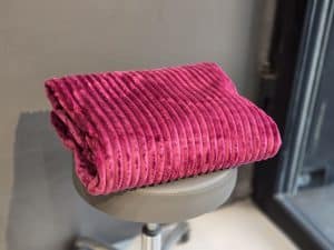 پتو کاترین یکنفره زرشکی