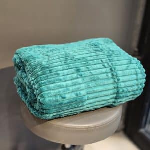 پتو کاترین دونفره فیروزه ای