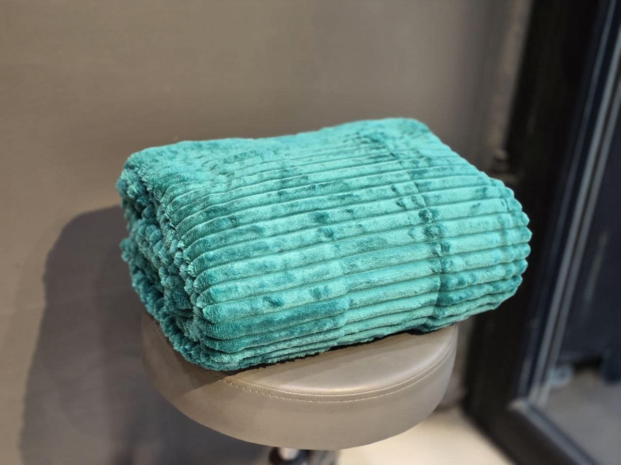 پتو کاترین دونفره فیروزه ای