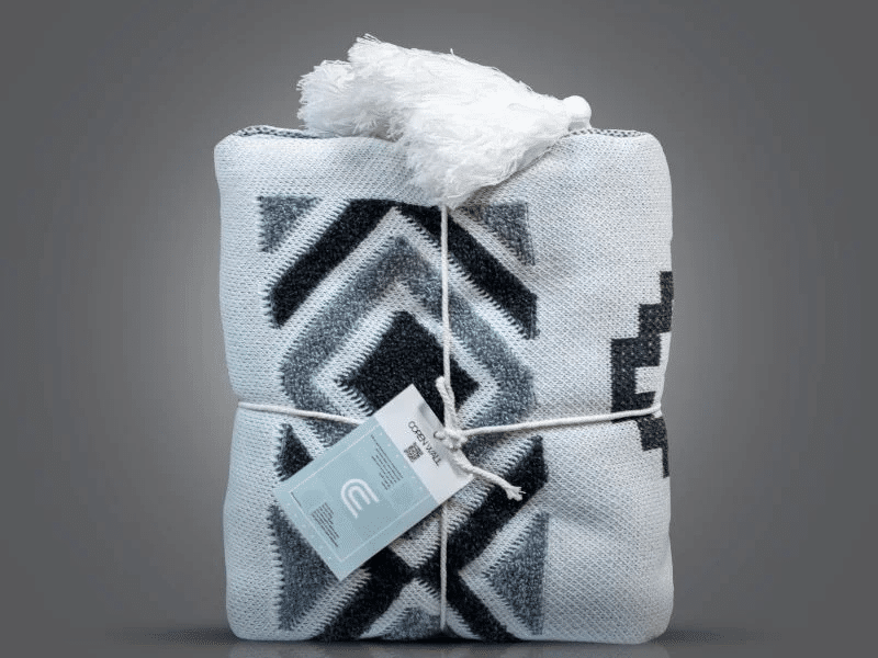 شال مبل پرتو زغالی