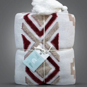 شال مبل پرتو زرشکی