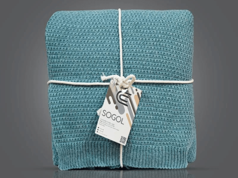 شال مبل سوگل آبی دریایی