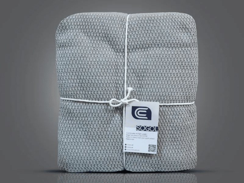 شال مبل سوگل طوسی