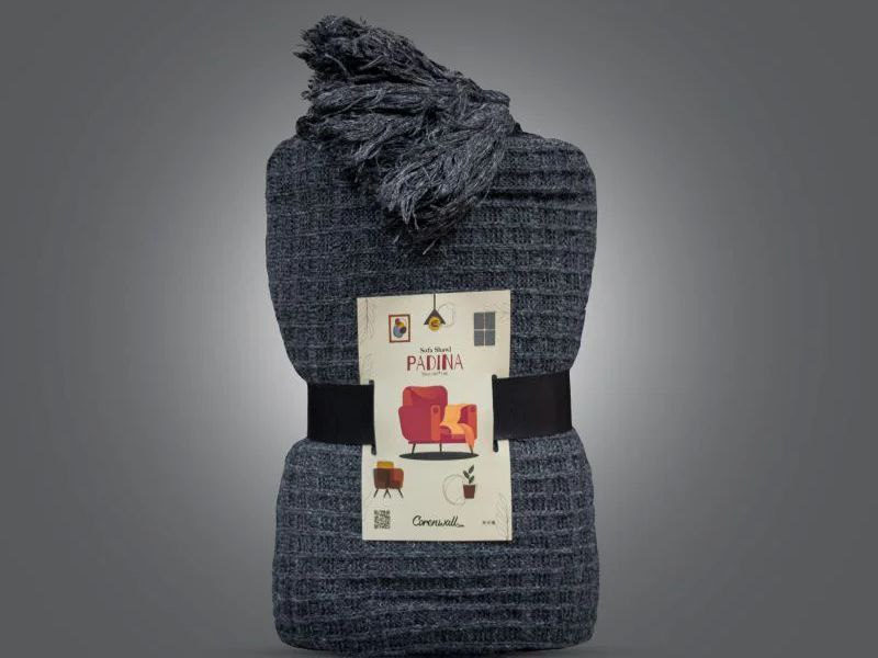 شال مبل پادینا زغالی