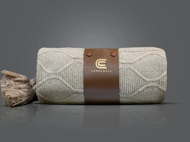 شال مبل لونا نسکافه ای ملانژ