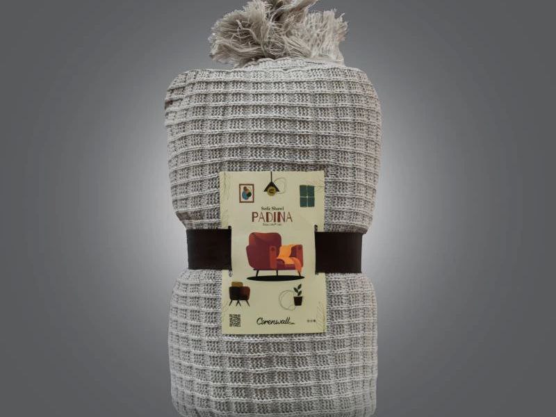 شال مبل پادینا خاکی